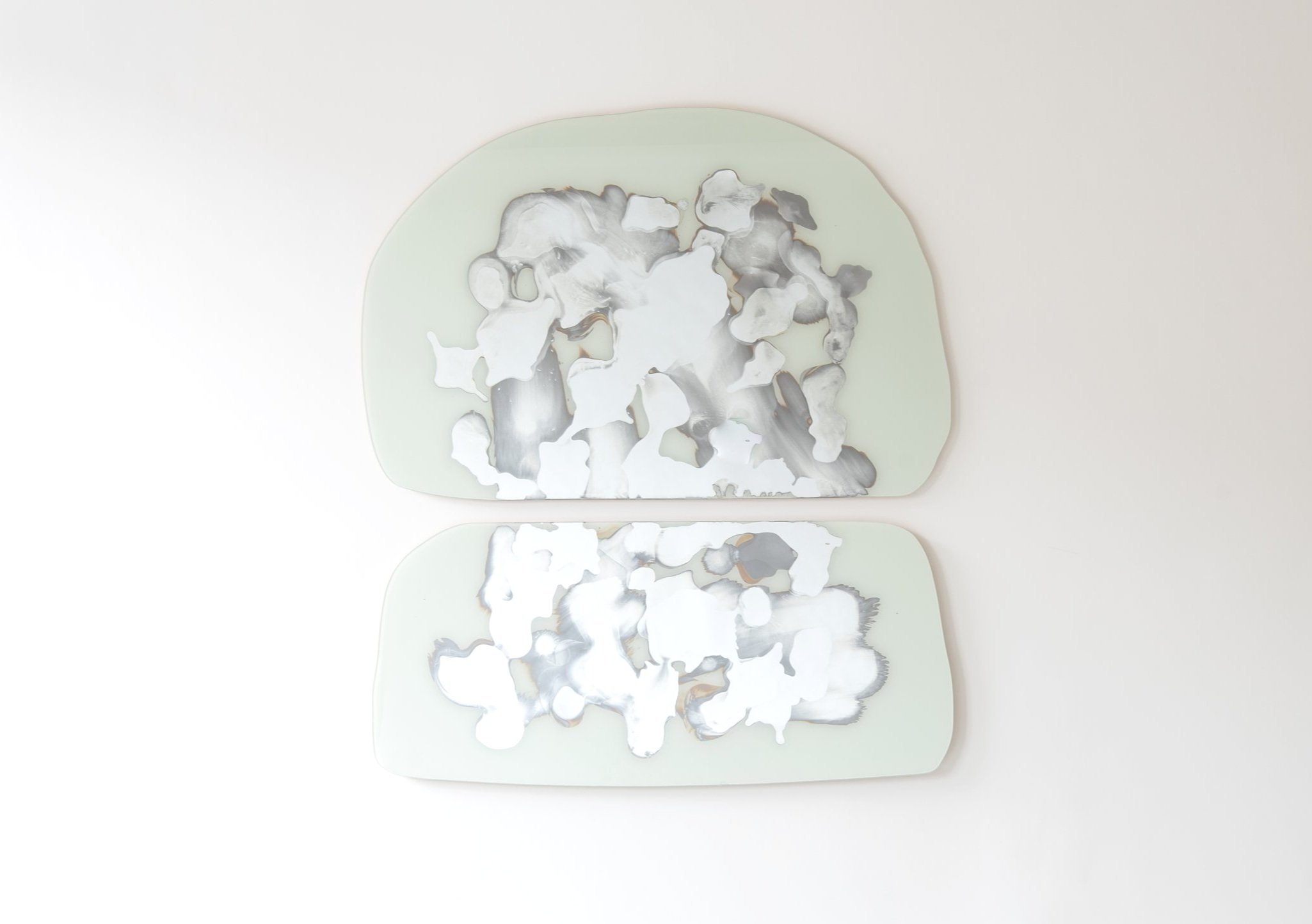 絵画 Mirror_Oil No.2 Soul mirror! oil on canvas, size: 50x50 cm Art by: Marika Csajághy